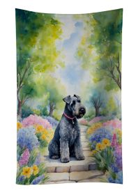 Kerry Blue Terrier Spring Path Kitchen Towel Dish Cloths Guest Hand Towel Decorative Bathroom Towel for Face,Tea, Dishcloth, Kitchen and Bath