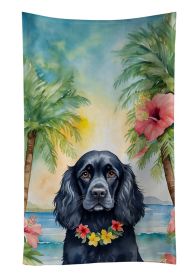 Cocker Spaniel Luau Kitchen Towel Dish Cloths Guest Hand Towel Decorative Bathroom Towel for Face,Tea, Dishcloth, Kitchen and Bath