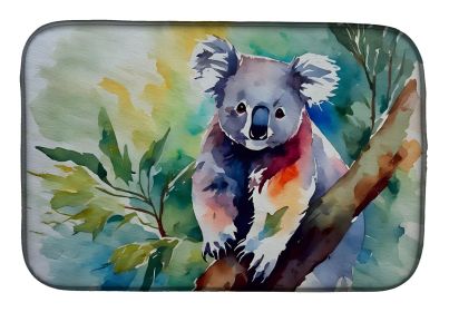 Koala Dish Drying Mat Absorbent Dish Drying Mat Pad for Kitchen Counter Dish Drainer Mat for Countertop, 14 x 21", Multicolor