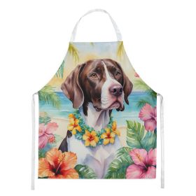Pointer Luau Apron Cooking Kitchen Server Baking Crafts Gardening for Adult Women Men, Unisex, Large, Multicolor